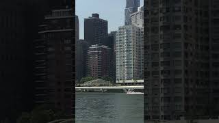 Small Boat Maneuvering around in Front of Manhattan Shorts [upl. by Noorah643]