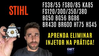 Como Eliminar Injetor de combustível na prática Linha zama STIHL TURMA 14 DISPONIVEL [upl. by Odrautse]