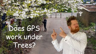 Does GPS work under trees Trimble R12i Review [upl. by Ellinad]