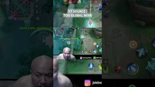 Gara gara om jadi defeat mobilelegends globalmiya mlbb shorts [upl. by Aynik]