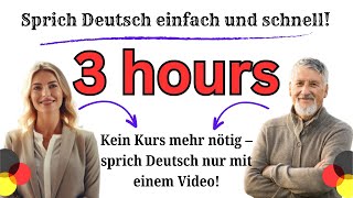 Dont miss out 4 hours of conversation – the ultimate German learning video to speak like a native [upl. by Ardnu]