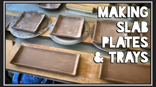 Making Slab Plates  Trays [upl. by Taimi696]