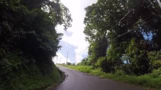 Trinité et Tobago Tobago Route dans le coeur de lîle Gopro  Trinidad and Tobago Road [upl. by Jenei233]