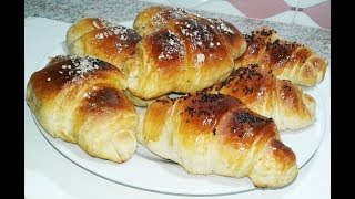 recette croissant fourré au chocolat [upl. by Schilt]