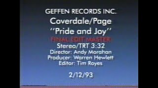 Coverdale  Page 1993  Pride And Joy [upl. by Zeuqram]