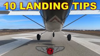 10 Tips To Improve Your Landings  Cessna 172 and Others [upl. by Ancel]