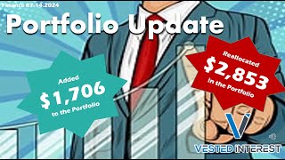 Portfolio Update July 14th investment passiveincome stockmarket investing stocks finance [upl. by Bodwell227]