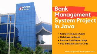 Banking Software Project in Java with MySql JDBC  Java Project for beginners  Bank Management [upl. by Saberhagen]