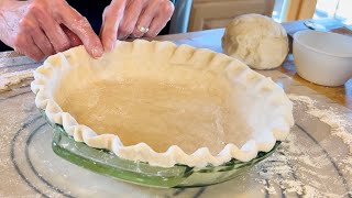 Moms Crisco Pie Crust Recipe  Recap  Doug Cooking [upl. by Matthus]