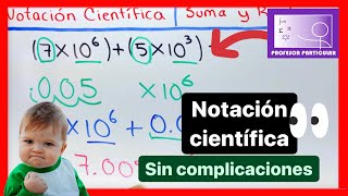 ✅NOTACIÓN CIENTÍFICA Suma y Resta con exponentes  SÉ UN CRACK  Física [upl. by Aridan]