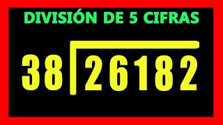 ✅👉 Divisiones de 5 cifras ✅ Como dividir por 5 cifras [upl. by Alyhs]