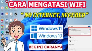 Cara Memperbaiki “No Internet Secured” di Windows 10 amp 11 [upl. by Alphonsine258]