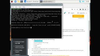 การติดตั้ง Client อัพเดท NoIP บน Raspberry Pi [upl. by Klarrisa]