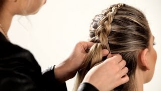 How to Do a Reverse French Braid  Braid Tutorials [upl. by Marven179]