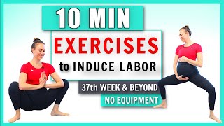 10 min Exercises To Induce Labor Naturally at Home I How to Help Labor Progress I Activating Labor [upl. by Blackmore240]