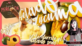 Helado de Lúcuma Receta peruana paso a paso  Lucuma eggfruit Ice Cream heladodelucuma [upl. by Lennahc495]