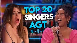 20 Amazing Singing Auditions On Americas Got Talent [upl. by Sib869]