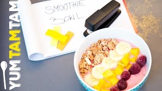 Smoothie Bowl  gesunde Snacks für die Prüfungszeit 5  yumtamtam [upl. by Reger979]