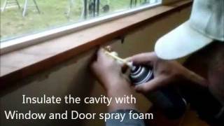 Installing Window Extension Jambs [upl. by Ardnatal]