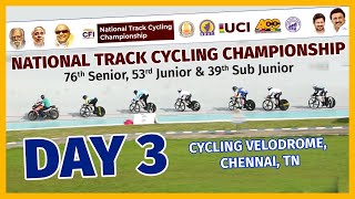 Watch Riders in Action Day 03 at the Track National Cycling Championship 2024 Velodrome Chennai [upl. by Eidnak801]