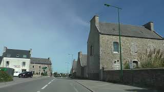 Driving On Route du Rhun amp Route du Car Ferry D58 29680 Roscoff Finistère Brittany France [upl. by Aneral]