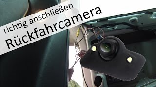 Rückfahrkamera richtig anschließen am Seat Alhambra  Sharan zuschauerfrage [upl. by Eelnodnarb]