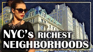 11 RICHEST Neighborhoods in NEW YORK CITY [upl. by Adidnere]