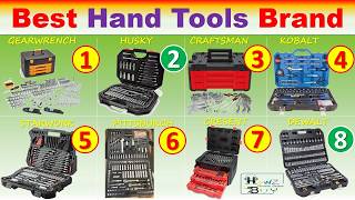 Best Hand Tools Brand 2024  Best Mechanics Tool Set  GearWrench Husky Kobalt Pittsburgh DeWalt [upl. by Ahsinhoj]