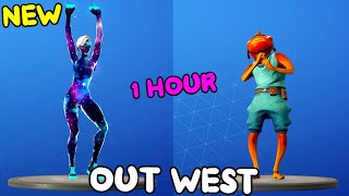 FORTNITE OUT WEST EMOTE 1 HOUR [upl. by Talley131]