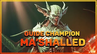 GUIDE CHAMPION  MASHALLED  RAID SHADOW LEGENDS FR [upl. by Sergeant]