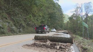 Linville Falls could be without power for several weeks after Helene [upl. by Cornwell]