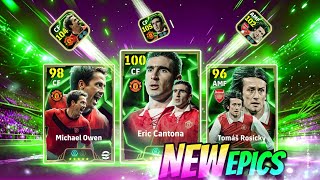 New Epic English League Attackers Pack Opening  105 Epic Cantona 🔥  efootball 2025 [upl. by Barboza917]