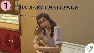 Rencontre animal et 1er rencard qui se passe plutôt malEP 1 100 BABY CHALLENGE 🍼✨sims 4 [upl. by Jillayne]