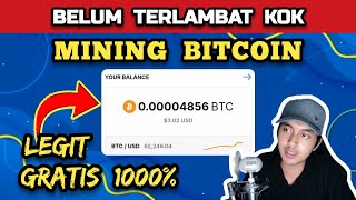 BELUM TERLAMBAT UNTUK MINING BTC GRATIS DARI HP  Cara Cuan Maksimal [upl. by Infeld]