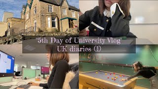 5th Day of Uni Vlog  Sheffield Hallam University  Burmese International student  UK Diaries 1 [upl. by Relluf]