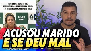 FILHO FILMA E LIVRA PAI DE SER PRESO DE FALSA ACUSAÇÃO DA MÃE [upl. by Alyek]