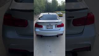 340i b58 acceleration stage 2 Insane turbo spool loud exhaust [upl. by Amliv]