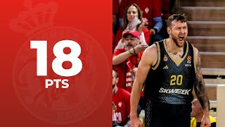 Donatas Motiejunas 18 points Highlights vs Fenerbahce Beko Istanbul [upl. by Thanos123]