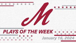 Muhlenberg College Plays of the Week January 16 2024 [upl. by Emirak994]