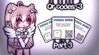 Video star qr codes⌇ ° ꒰ COMPLETELY FREE꒱ ° ⌇ [upl. by Iek]