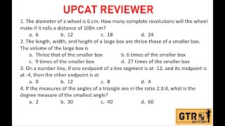 UPCAT REVIEWER  COLLEGE ENTRANCE TEST REVIEWER [upl. by Oalsecnew]