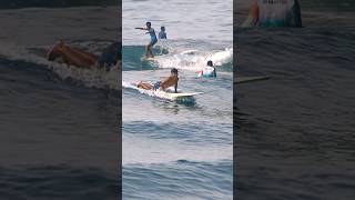 Best Longboard Surfing Moments at Batukaras surfers surfing longboardsurfing [upl. by Stewardson]