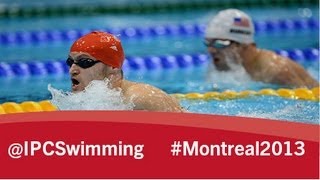 2013 IPC Swimming World Championships Montreal Tuesday 13 August evening session [upl. by Astri]