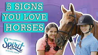 5 Signs You’re Obsessed with Horses  How to Ride Without A Saddle  THAT’S THE SPIRIT [upl. by Avevoneg]