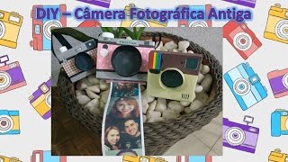 DIY Câmera fotográfica antiga Retrô [upl. by Teddman]