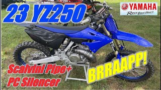 2023 Yamaha YZ250 Quick Ride  Still Fun [upl. by Aikkan]