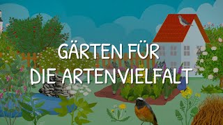 Gärten für die Artenvielfalt [upl. by Enilhtak]