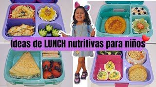 Ideas de LUNCH nutritivas para niños loncheras para la escuela BENTO BOX LUNCH lunch box school [upl. by Katerine]