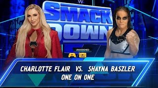 Charlotte Flair v Shayna Baszler  Smackdown [upl. by Jacobah]