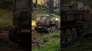 The expedition continues as the 16 Steyr RSO and the 110 Jagdpanther rumbles on through the forest [upl. by Tterej]